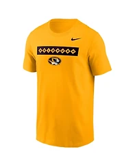 Nike Men's Gold Missouri Tigers 2025 Rush T-Shirt