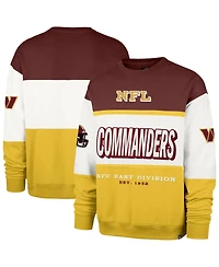 '47 Brand Men's Burgundy/Gold Washington Commanders Breeze Maximalist Sweatshirt