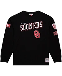 Mitchell & Ness Men's Black Oklahoma Sooners Training Camp Long Sleeve T-Shirt