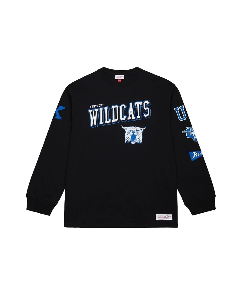 Mitchell & Ness Men's Black Kentucky Wildcats Training Camp Long Sleeve T-Shirt