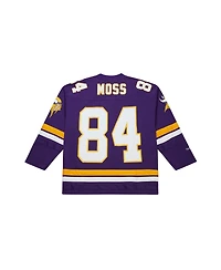 Mitchell & Ness Men's Randy Moss Purple Minnesota Vikings Maxed Out Fashion Hockey Jersey