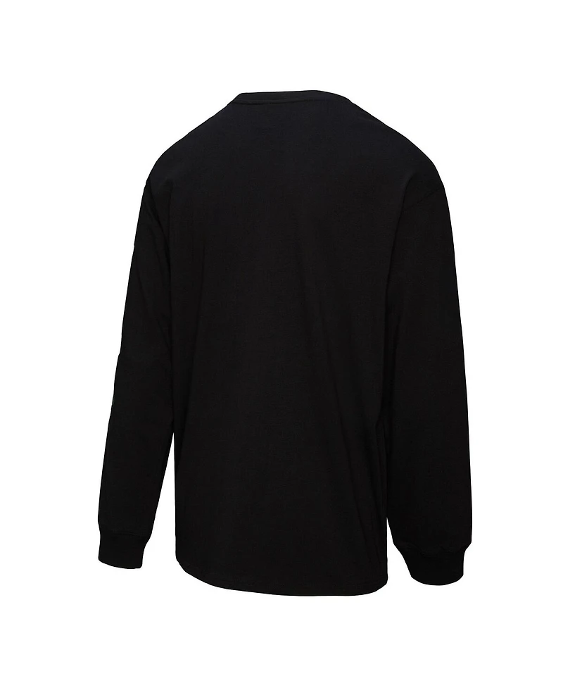 Mitchell & Ness Men's Black Dallas Cowboys Training Camp Vintage Logos Long Sleeve T-Shirt