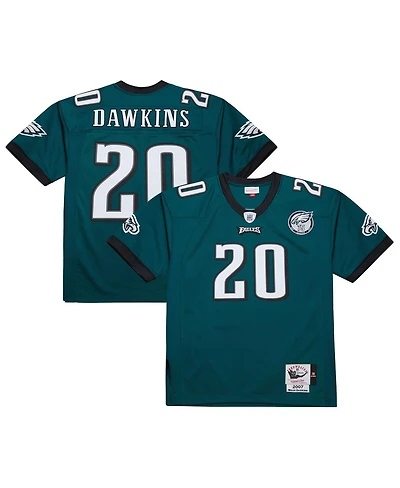 Mitchell & Ness Men's Brian Dawkins Green Philadelphia Eagles 2007 Authentic Throwback Retired Player Jersey