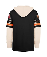'47 Brand Men's Black Cleveland Browns Split Zone Cornerback Duo Hoodie