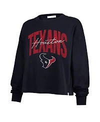 '47 Brand Women's Navy Houston Texans Muse Sydney Long Sleeve T-Shirt