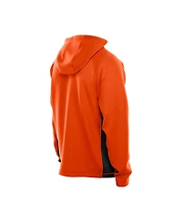 New Era Men's Orange Cincinnati Bengals Combine Authentic Raglan Scuba Full-Zip Hoodie