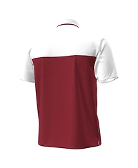 Under Armour Men's Garnet/White South Carolina Gamecocks Green Blocked Polo Shirt