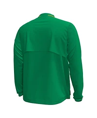 Under Armour Men's Green Notre Dame Fighting Irish Motivate Long Sleeve Quarter-Zip Jacket