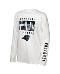Outerstuff Big Boys and Girls Carolina Panthers The Mix Combo T-Shirt Set