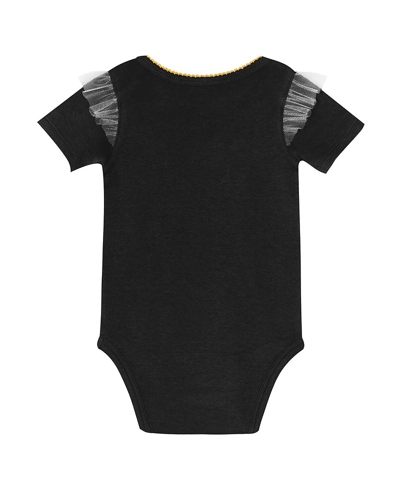 Outerstuff Baby Girls 2-Piece Pittsburgh Steelers My Team Rocks Bodysuit and Skirt Set