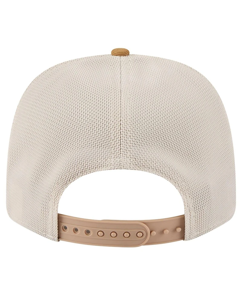 New Era Men's Light Beige Detroit Lions Two-Tone Trucker 9SEVENTY Adjustable Hat