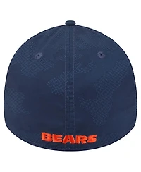 New Era Men's Navy Chicago Bears Tonal Camo 39THIRTY Stretch Fit Hat