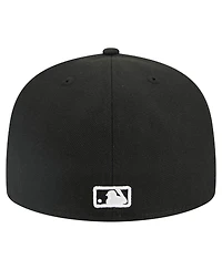 New Era Men's Black Milwaukee Brewers Tri-Hit 59FIFTY Fitted Hat