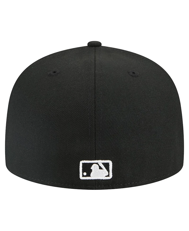 New Era Men's Black Chicago White Sox Tri-Hit 59FIFTY Fitted Hat