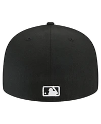 New Era Men's Black Chicago White Sox Tri-Hit 59FIFTY Fitted Hat