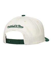 Mitchell & Ness Men's Cream Athletics Stretch-Snapback Hat