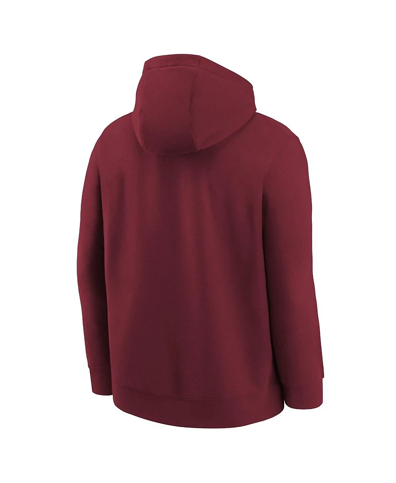 Nike Big Boys and Girls Wine Cleveland Cavaliers 2025/26 Club Fleece Practice Hoodie