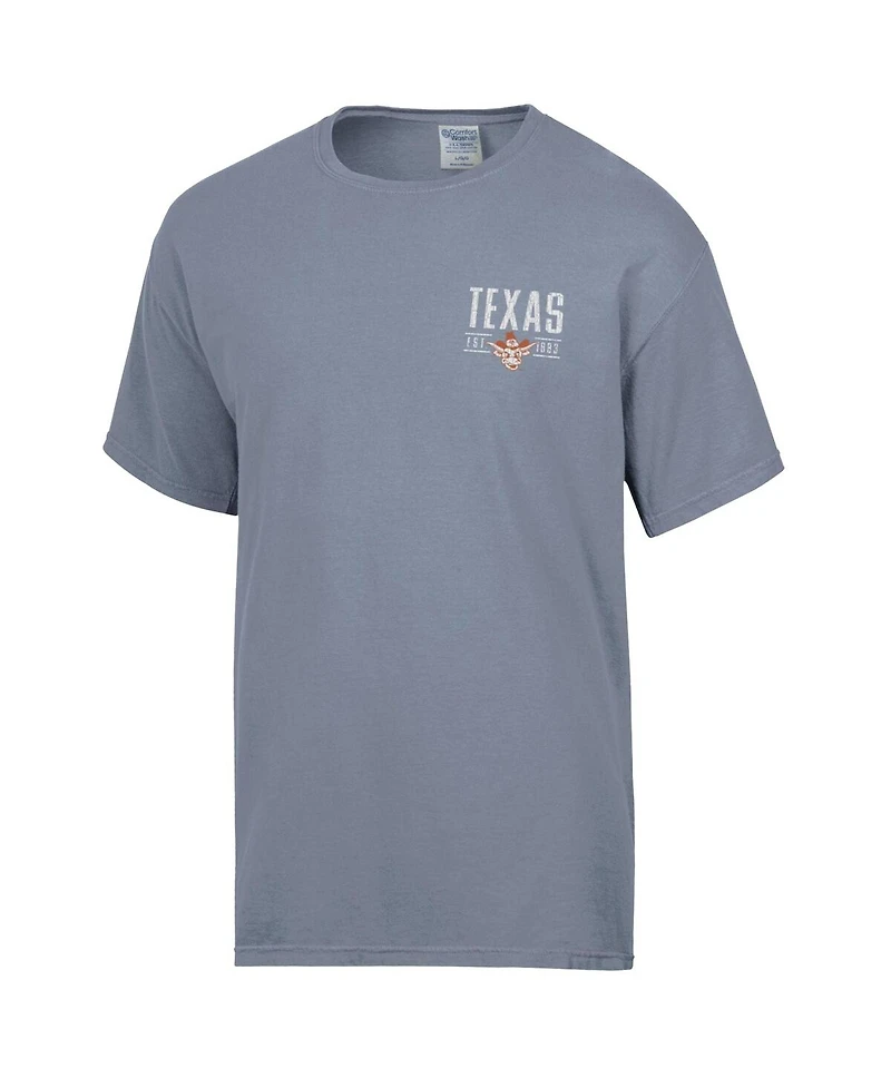 ComfortWash Men's Gray Texas Longhorns Big Name T-Shirt