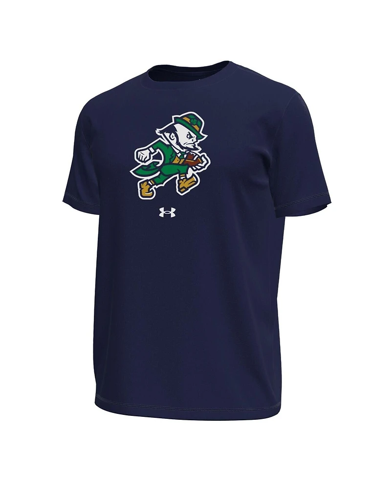 Under Armour Men's Navy Notre Dame Fighting Irish Sporting Leprechaun Tech Stretch T-Shirt
