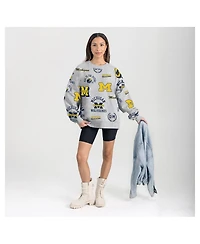 Gameday Couture Women's Gray Michigan Wolverines Always on Repeat Fleece Sweatshirt
