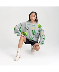 Gameday Couture Women's Gray Oregon Ducks Always on Repeat Fleece Sweatshirt