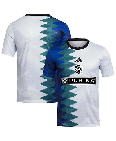 Adidas Men's White St. Louis City Sc 2025 Gaming Aeroready Pre-Match Jersey