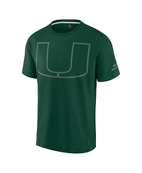 Fanatics Men's Green Miami Hurricanes Iconic T-Shirt
