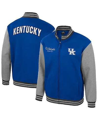 Colosseum Men's Royal Kentucky Wildcats Ambi-Turner Full-Zip Varsity Jacket