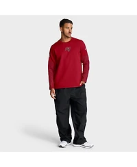 Nike Men's Red Tampa Bay Buccaneers Sideline Coach Therma-fit Long Sleeve T-Shirt