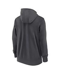 Nike Men's Anthracite Denver Broncos Primetime Club Full-Zip Hoodie