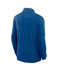 Nike Men's Royal Indianapolis Colts Lightweight Victory Dri-fit Half-Zip Pullover Hoodie