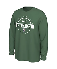 Nike Men's Kelly Green Boston Celtics Authentic Long Sleeve Practice T-Shirt