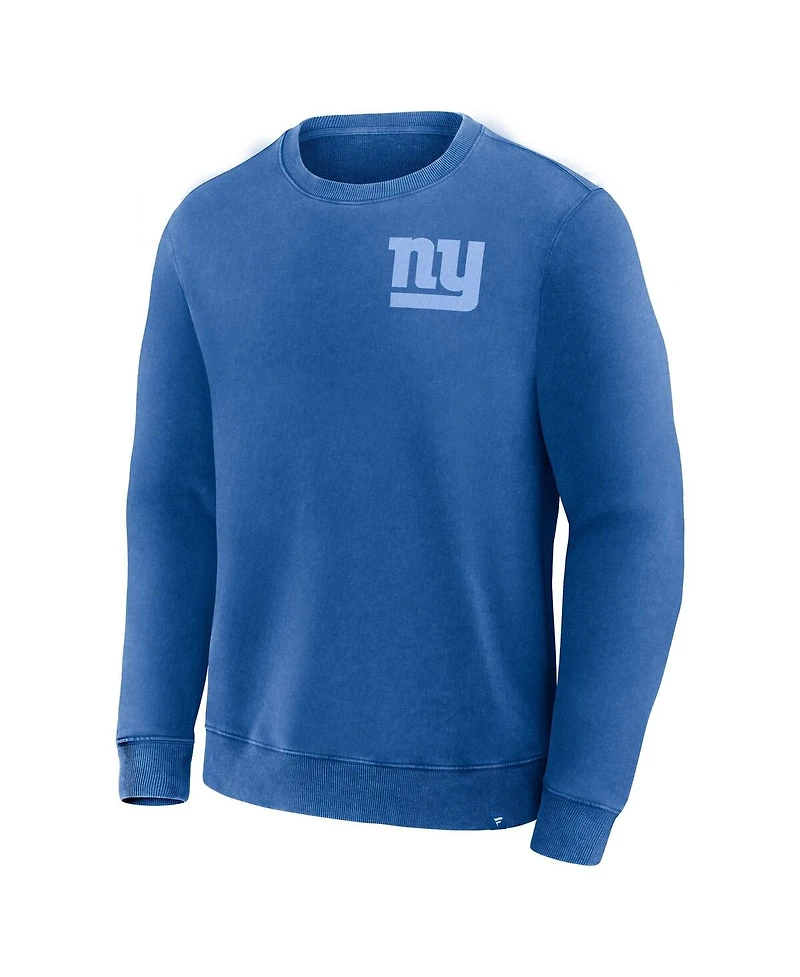 Fanatics Men's Royal New York Giants Deep Route Pullover Sweatshirt
