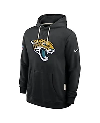 Nike Men's Black Jacksonville Jaguars Sideline Standard Issue Initial Home Dri-fit Hoodie