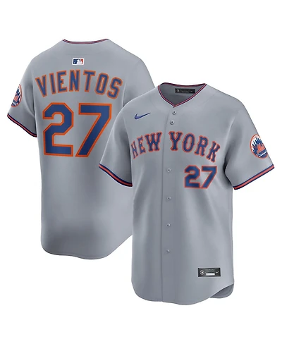 Nike Men's Dri-fit Mark Vientos Gray New York Mets All-Star Limited Jersey