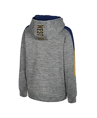 Colosseum Big Boys and Girls Gray West Virginia Mountaineers The Gang Hoodie