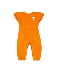Colosseum Baby Boys and Girls Tennessee Orange Volunteers Beautopia Waffle Knit Romper