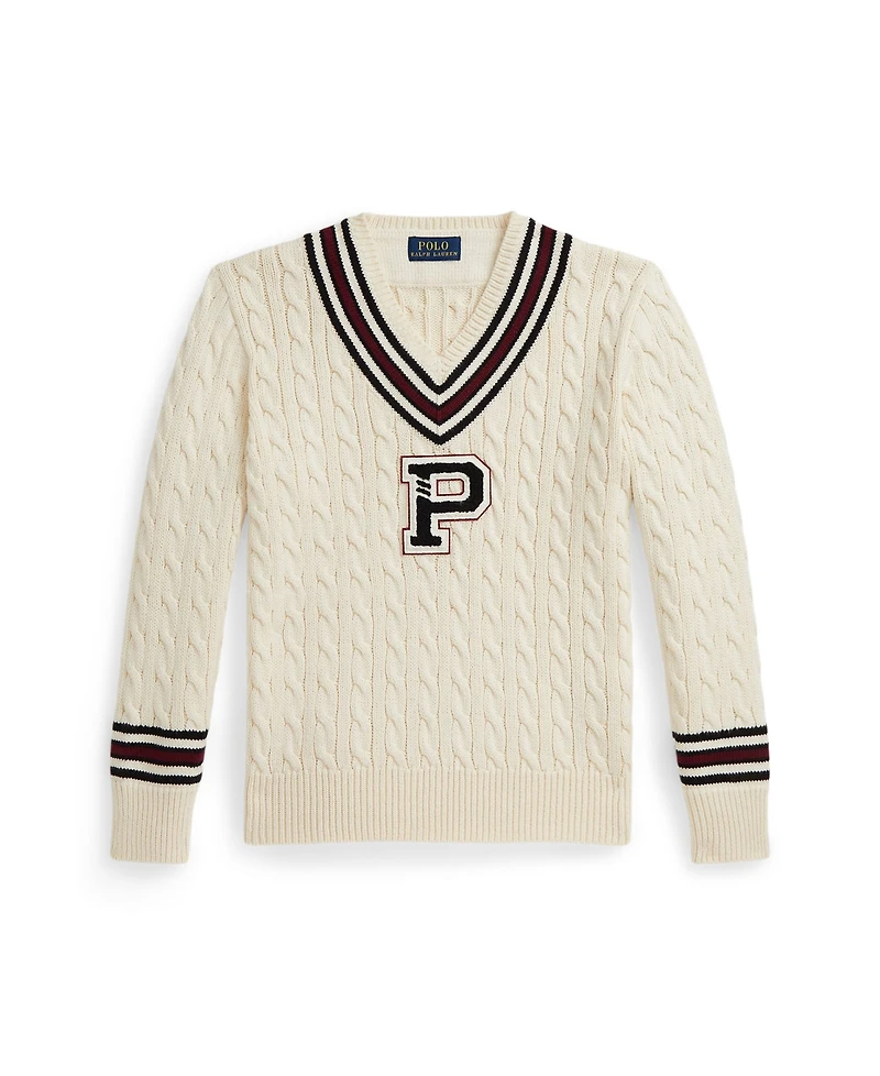 Polo Ralph Lauren Toddler & Little Boys 2T-7 Stripe Detail Cricket Sweater