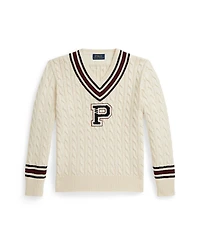Polo Ralph Lauren Toddler & Little Boys 2T-7 Stripe Detail Cricket Sweater