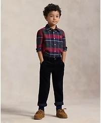 Polo Ralph Lauren Boys 2-7 Plaid Oxford Shirt