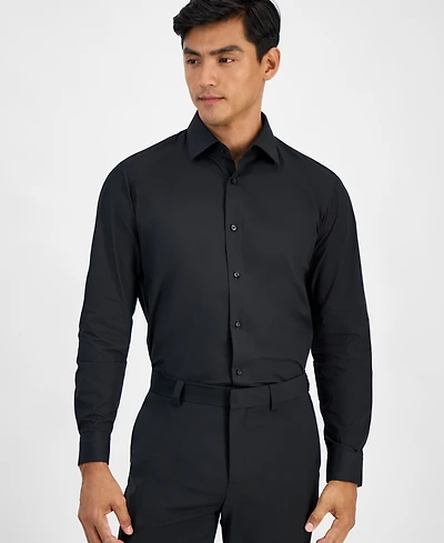 Hugo Boss Men's Valerio Long Sleeve Button-Front Geo Print Shirt