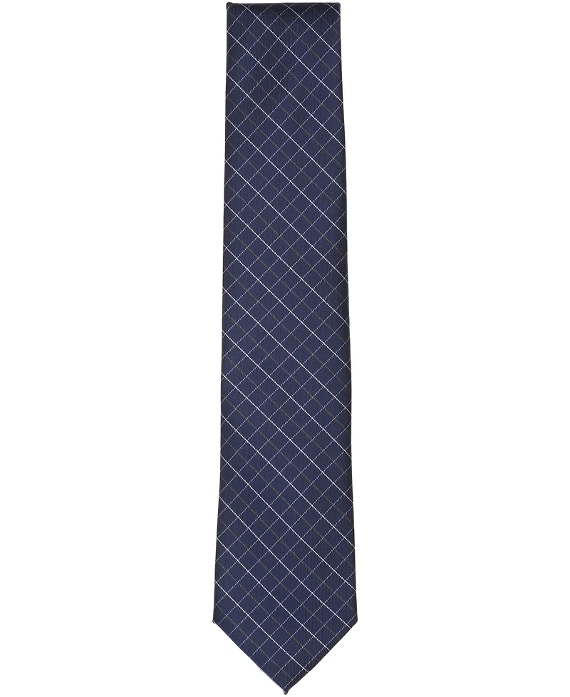 Club Room Men's Fayette Grid Classic Tie, Macy's Exclusive