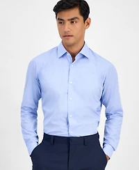 Hugo Boss Men's Valerio Long Sleeve Button-Front Geo Print Shirt