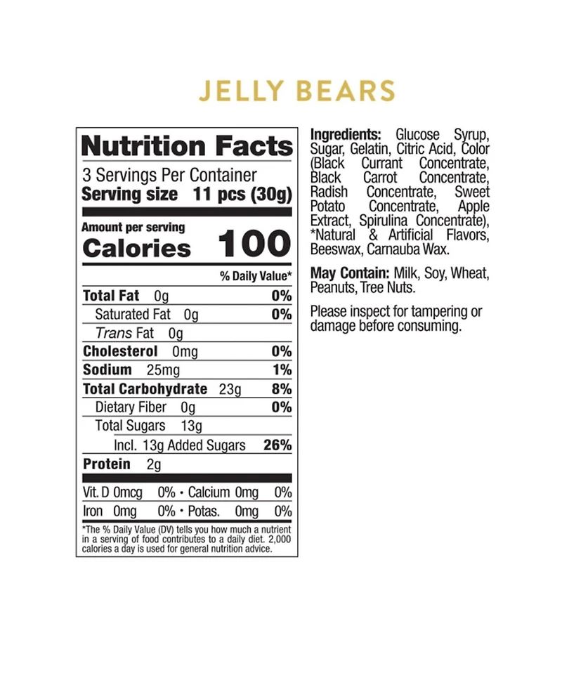 Sugarfina Woodstock Jelly Bears 3-Pc. Kit