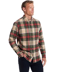 Weatherproof Vintage Men's Holiday Antique Plaid Long Sleeve Shirt