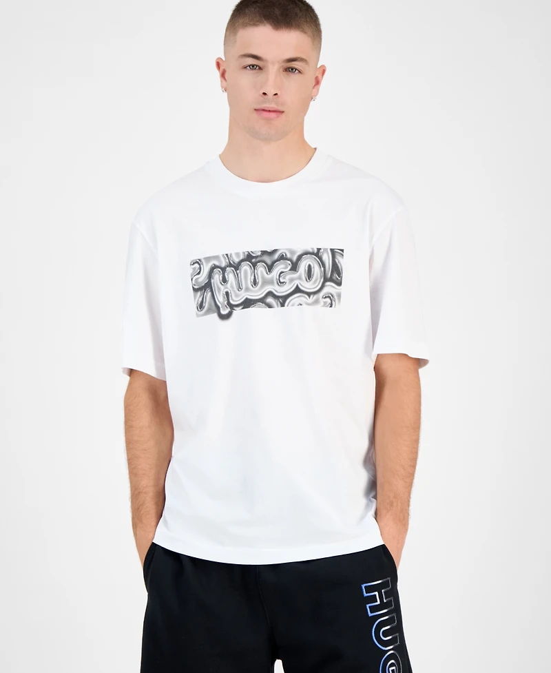 Hugo Boss Men's Nedrix Short-Sleeve Crewneck Logo-Graphic T-Shirt