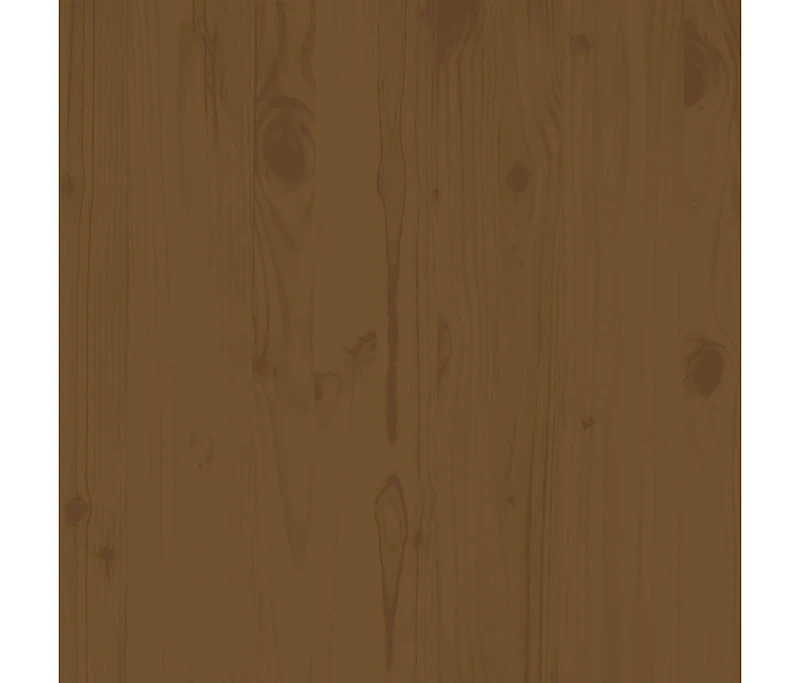 vidaXL Patio Middle Sofas 3 pcs Honey Brown Solid Pinewood