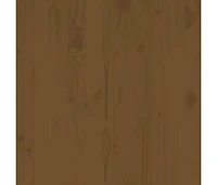 vidaXL Patio Middle Sofas 3 pcs Honey Brown Solid Pinewood