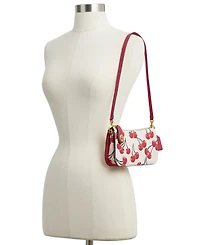 Coach Penn Cherry Print Leather Shoulder Bag