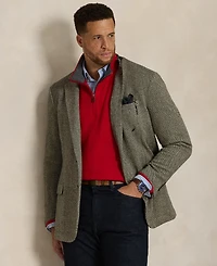 Polo Ralph Lauren Men's Big & Tall Estate-Rib Quarter-Zip Pullover Sweater